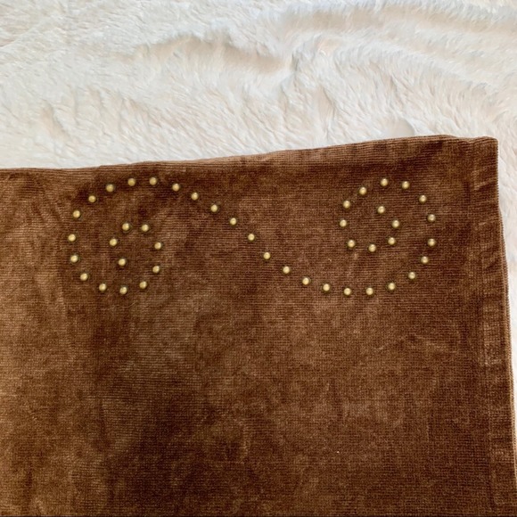 Hot Sauce Studded Corduroy Pencil Skirt Size Small - Picture 6 of 11